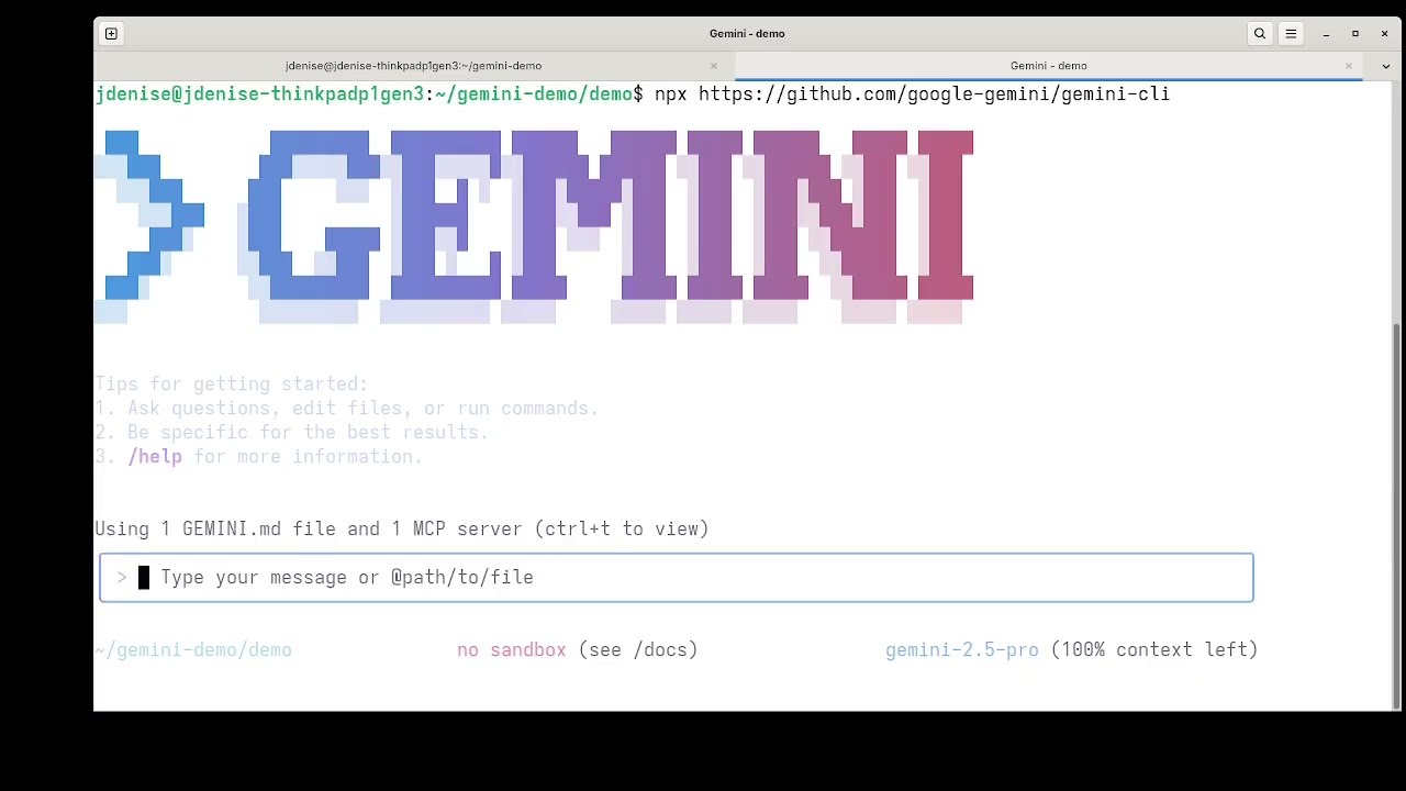 Getting started with WildFly using Gemini CLI