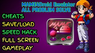 MAME4Droid Emulator Android Cheat Enable,Save And Load,SPEED HACK,FULL SCREEN GAMEPLAY screenshot 3