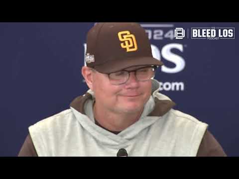Dodgers Postseason: Padres Manager Mike Shildt discusses Dodgers rivalry, Manny Machado leadership
