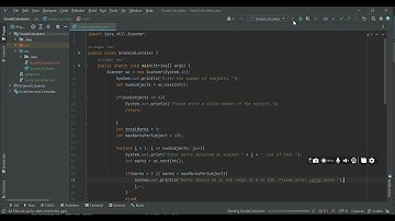 Student Grade Calculator | java Project | Basic Project | Codsoft | Task 2