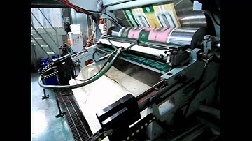 PKF1800-6CI Central drum flexo printing machine by Printplas Machinery Co., Ltd