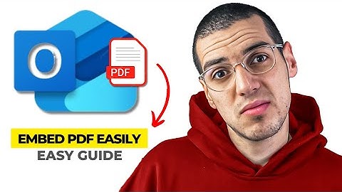 How to Embed a PDF File in Outlook Email Body (Step-by-Step Guide 2025)