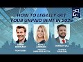 How to Legally Get Your Unpaid Rent in 2025 | Canadian Webinar Replay