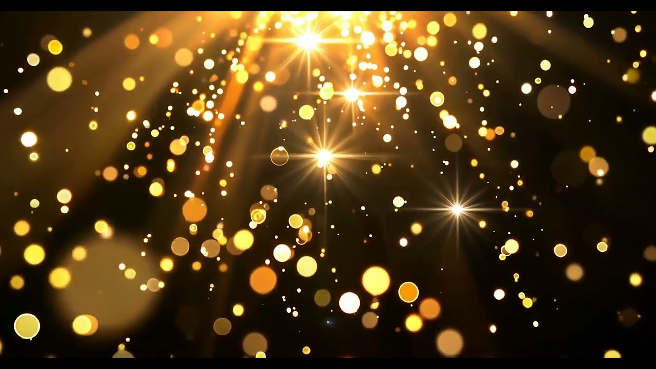 Dreamy Golden Light Blurred Background