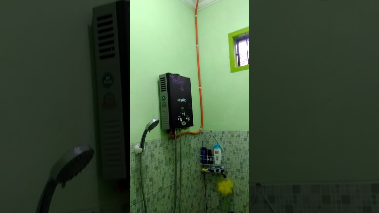 Paralel instalasi water heater gas - YouTube