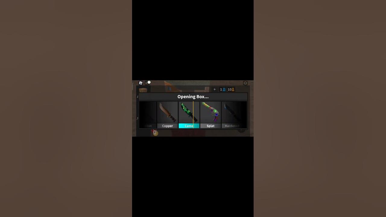 opening a crate in mm2! YouTube