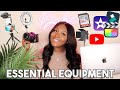 ESSENTIAL EQUIPMENT FOR NEW YOUTUBERS | AFFORDABLE &amp; BEGINNER FRIENDLY