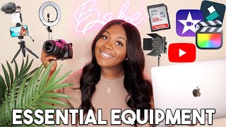 ESSENTIAL EQUIPMENT FOR NEW YOUTUBERS | AFFORDABLE &amp; BEGINNER FRIENDLY