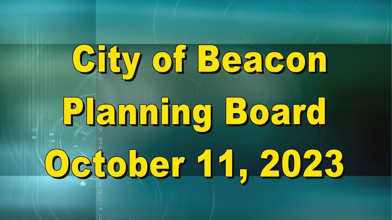 Beacon Planning Board 10 11 23 YouTube