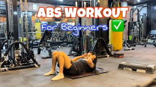 Abs workout for beginners