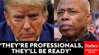 BREAKING NEWS: Eric Adams Asked Point Blank If NYPD Will Arrest Trump For Violating Court Orders