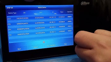 DAHUA villa intercom one key configuration 4VTH + 1 VTO