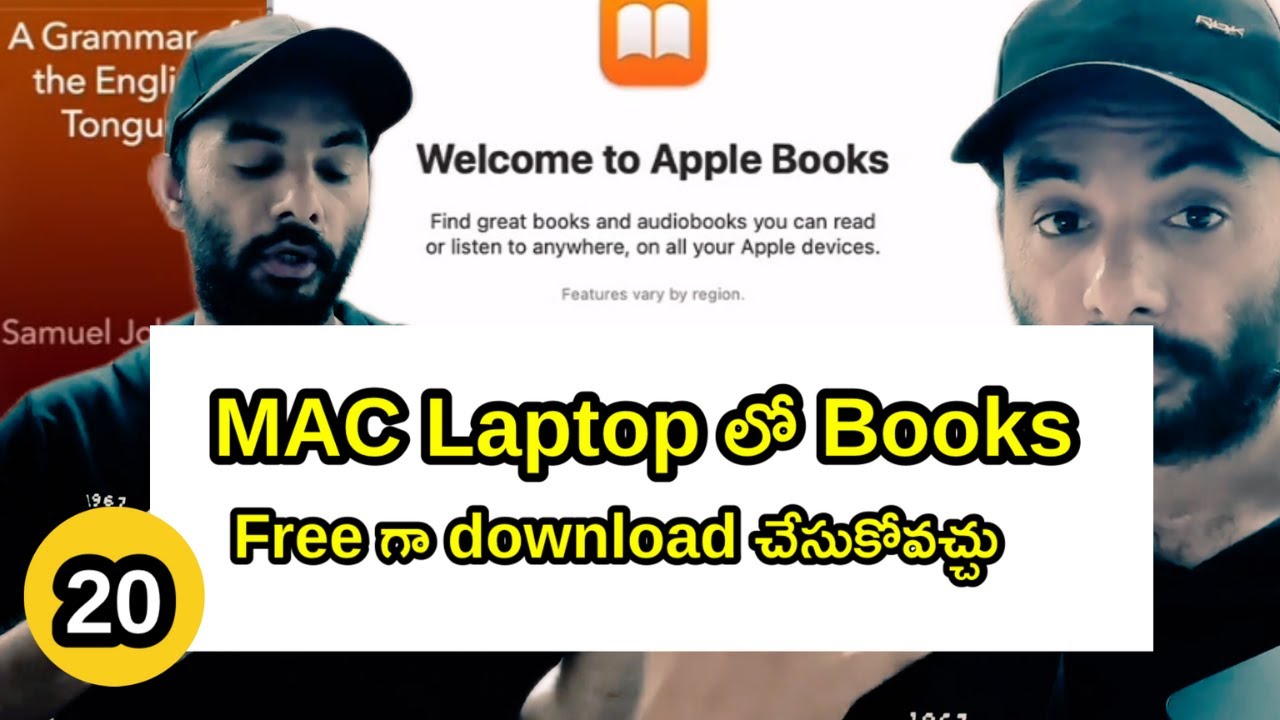 #macbook Mac Tutorial For Beginners In Telugu || Books application in ...