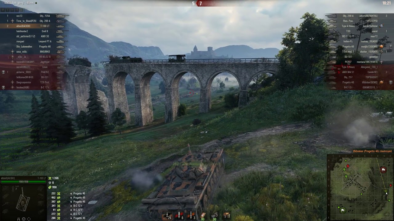 replay обувь Nice Match With T100 - 3.6k dmg and 6 Kills