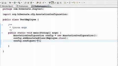 Java Hibernate Tutorial Part 5   Create table from Class