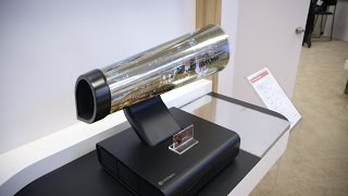 LG’s new display rolls up like a newspaper — CES 2016(LG unveiled an 18-inch bendable OLED display that could be rolled up like a newspaper. The Verge's Kwame Opam demonstrates how it works. Subscribe: ..., 2016-01-06T02:39:38.000Z)