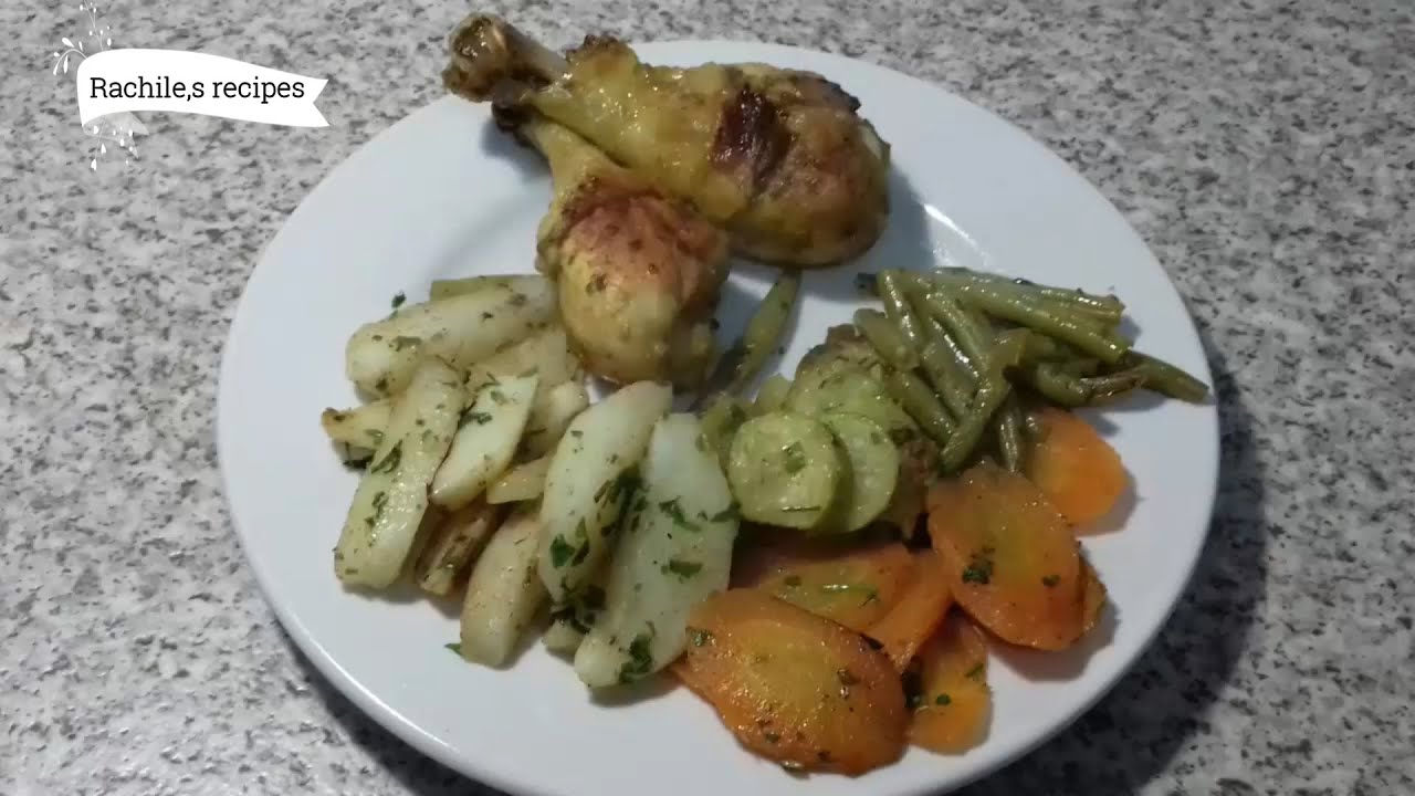 Steamed Chicken with Vegetables Recipe/Healthy Recipe - YouTube
