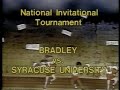 1982 NIT 2nd Round - Bradley Braves @ Syracuse Orangemen