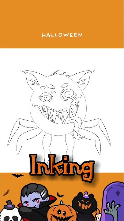 Halloween Speed Draw 🎃 - YouTube