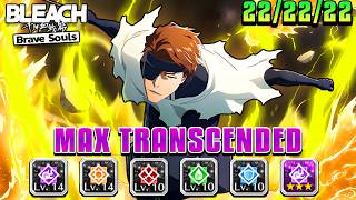 THE GOD OF HEART! Max Transcended Hado 99 TYBW Aizen PvE & GQ Showcase | Bleach Brave Souls screenshot 5