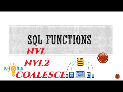 Vídeo: Què és la funció NVL a SQL?