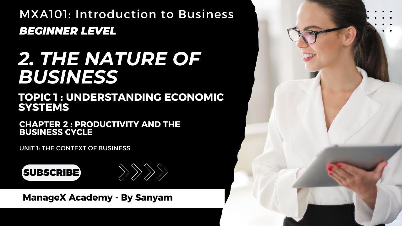 Unit 1.2.1 - 2.  Economic Systems Explained in Hindi | The Nature of Business | MXA101