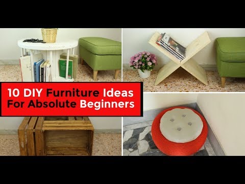 10 Diy Furniture Ideas For Absolute Beginners Youtube