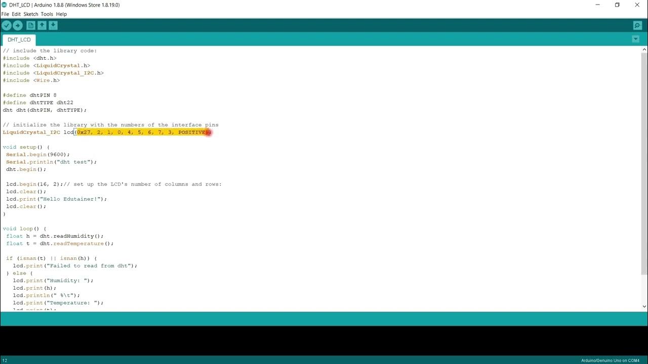LCD Coding & Output - YouTube