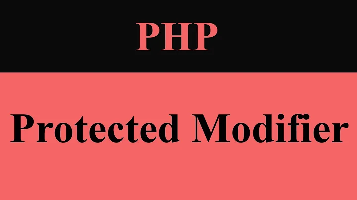 protected modifier | #phpstarters #6 #ONTRENDING