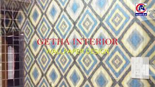 Getha interior wallpaper design | warangal | AndariTv screenshot 3