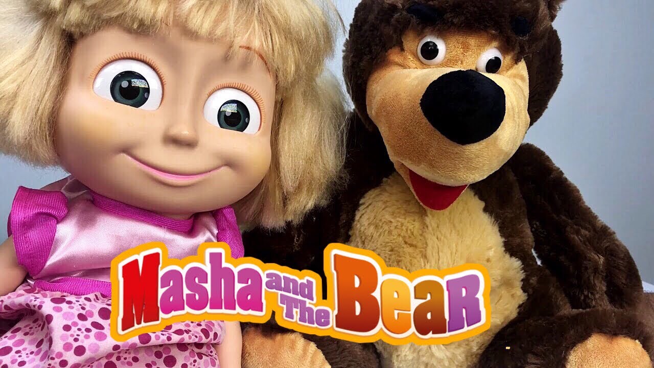 Play With Masha Doll And The Bear Talking In 5 Languages Playn Learn Youtube 