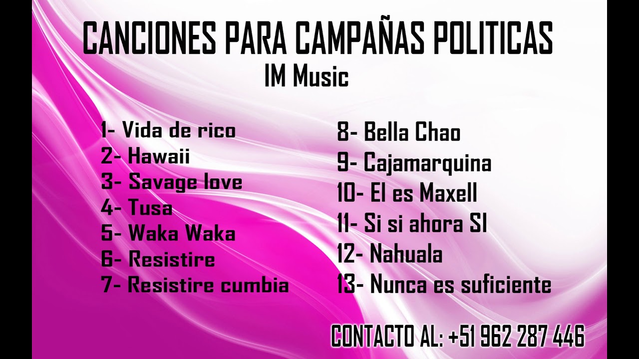 CANCIONES PARA CAMPAÑAS POLITICAS - IM Music