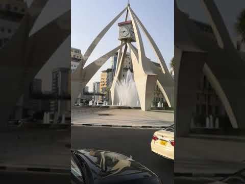 dubai clock Tower morning time