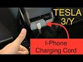 TESLA Model Y - Best I-Phone charging Cord