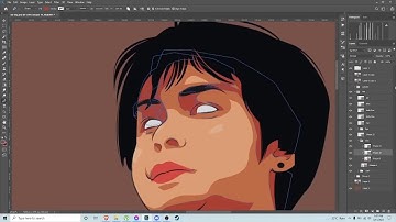 Chill Vibes: Self Vector Art Time-Lapse in Photoshop