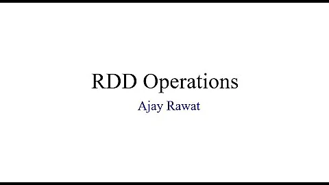 5-RDD Operations