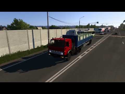 Видео: Euro Truck Simulator 2► #221 КАМАЗ 5410/КУРГАН - ДИЖОН (ФРАНЦИЯ) 5161 КМ
