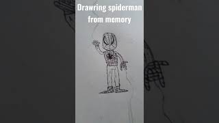 Drawring Spiderman From Memory.