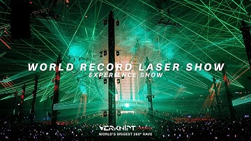 World Record: Largest Laser Show [1.100 lasers] - Verknipt ArenA 2025 | 360° Experience Show