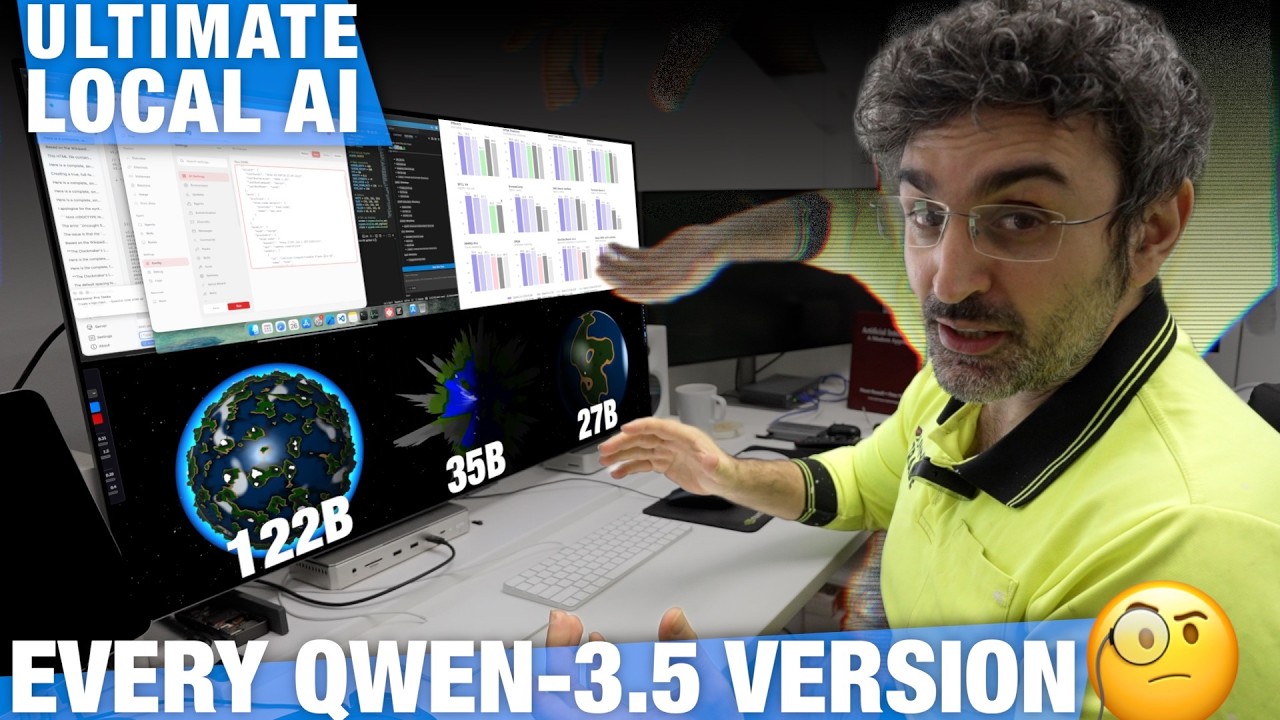 Больше — значит лучше? Сравнение всех локальных ИИ Qwen 3.5: 397B против 122B против 35B против 2...