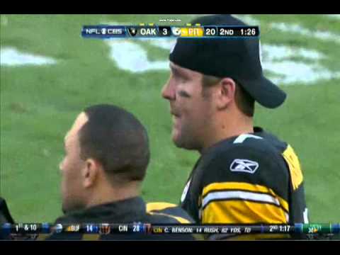 at End of the play,watch Ben walk up to Seymour and say something,thus getting slapped like the pussy he is.