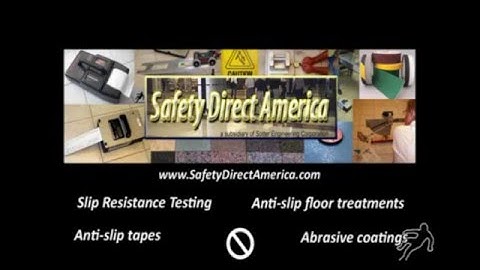 Slip Resistance Test - ANSI A137.1