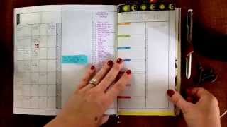 August 2014 Fauxdori setup (Midori Travelers Notebook)