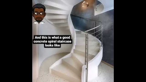 concrete spiral staircase