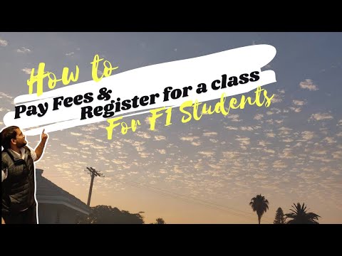 HOW TO PAY FEES AND REGISTER FOR A CLASS ? | USC Edition