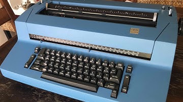 TypewriterMinutes - Typewriter Review: 1973 IBM Correcting Selectric II