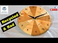 Recycled Pallet Wood Clock