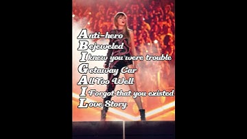 my name as Taylor Swift songs 🌸 #swiftie #shorts #trend #name #capcut #fypシ