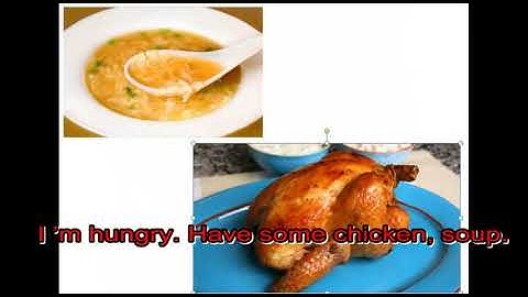 Tiny talk 1B Unit 2: Song chicken, noodles, soup