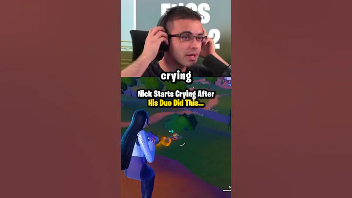 Nick Lost It On His Teammate 😞 #nickeh30 #fortnite #trending